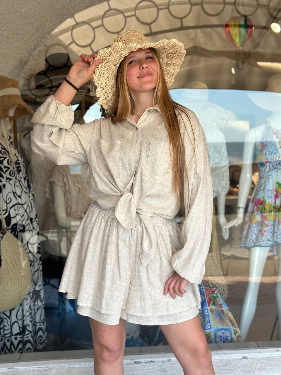 Coordinato 100% Lino